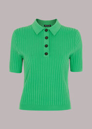 Rib Short Sleeve Polo